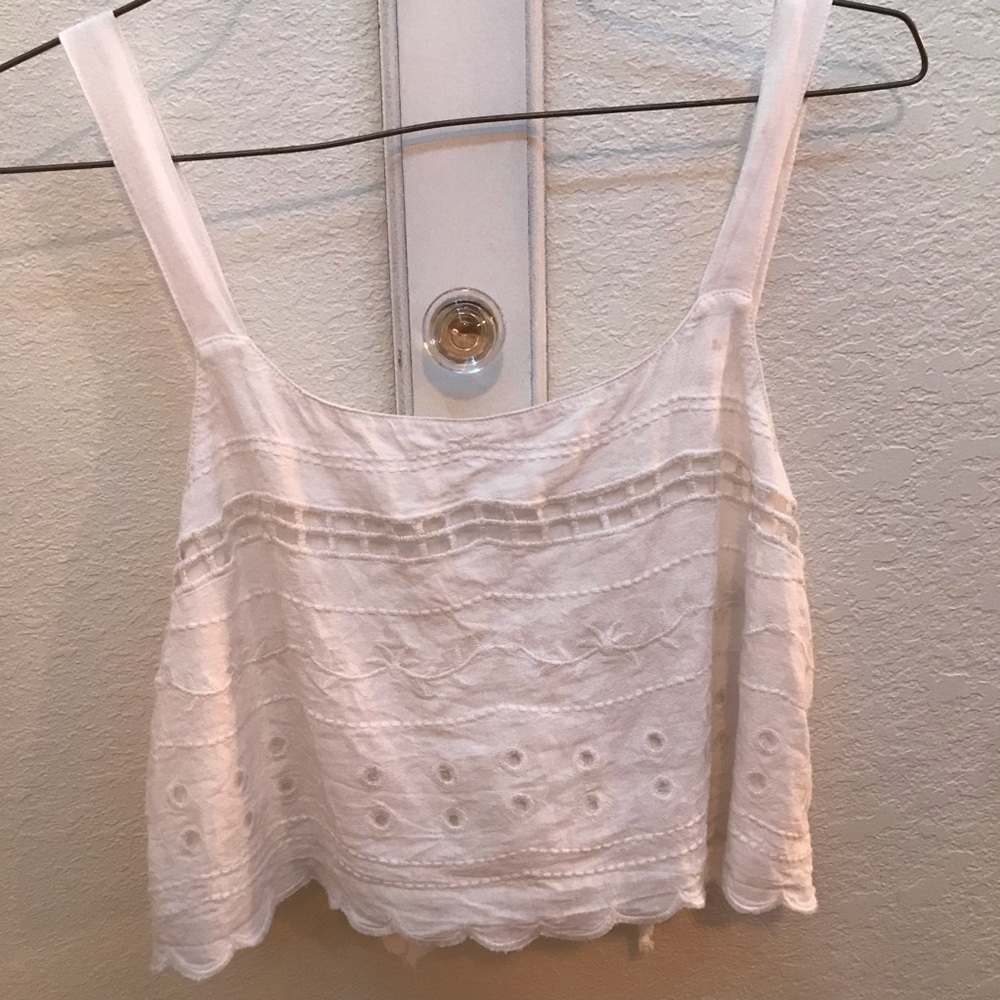 l.a hearts crop top